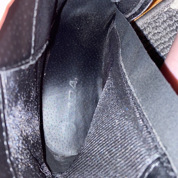 Soda Heeled Black Combat Boots - Picture 8 of 9